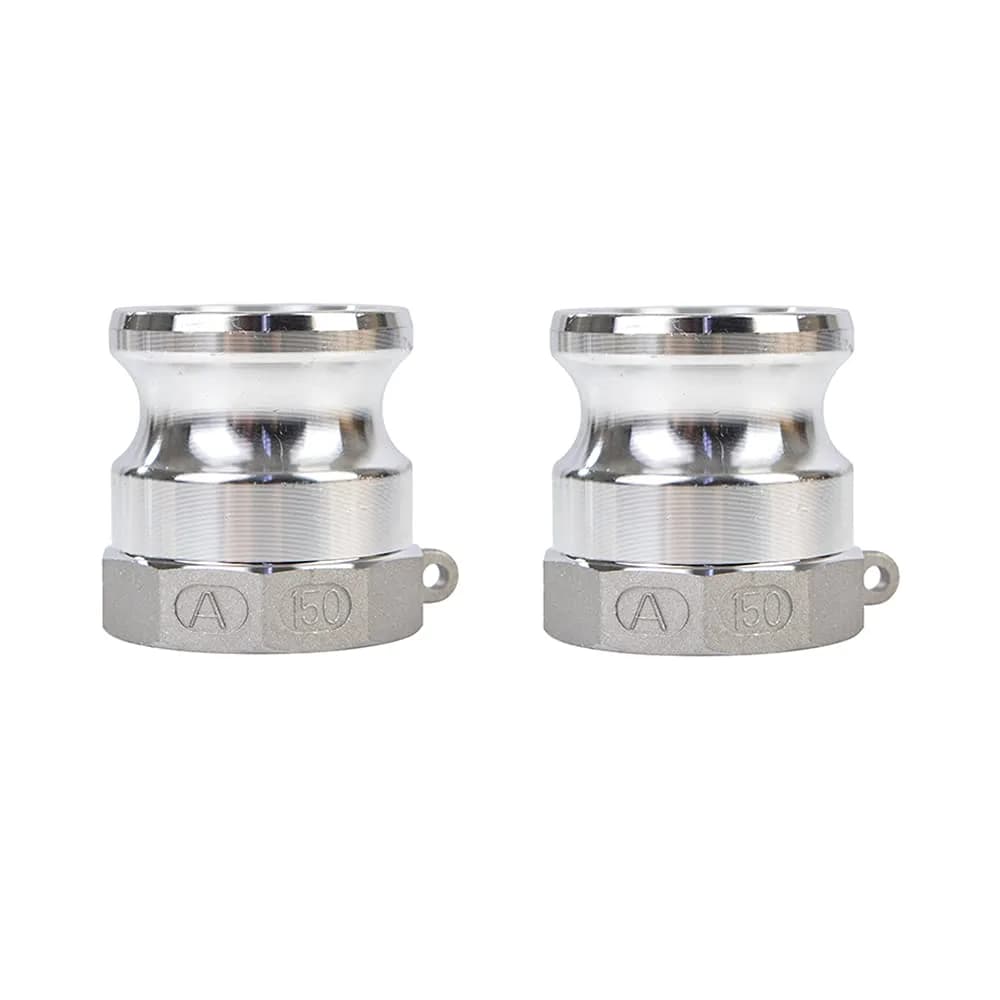 Quafwia 2" Aluminum Cam Lock Fittings (Part A) with Female NPT Thread | Gravity Cast Stronger Body — 1.5‘