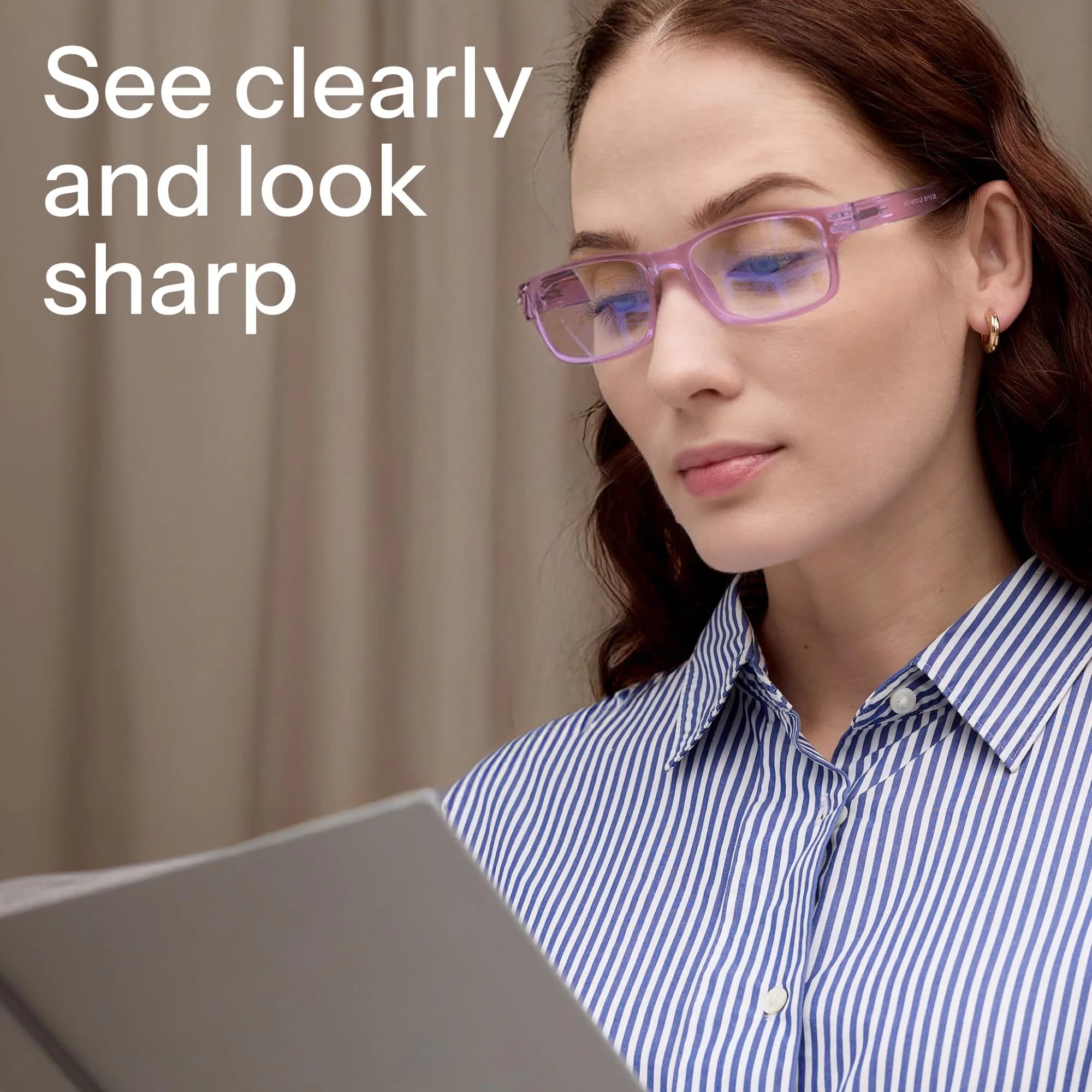 Gaoye Blue Light Blocking Reading Glasses 5-Pack Mix Color 2, 3.5 Diopter | Lightweight Spring Hinge Readers thumbnail 2
