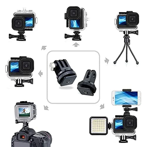 YALLSAME Waterproof Housing Case for GoPro Hero 13 12 11 10 9 Black, 60m (196ft) Dive Protective Case with 4 Filters & 12 Anti-Fog Inserts thumbnail 3