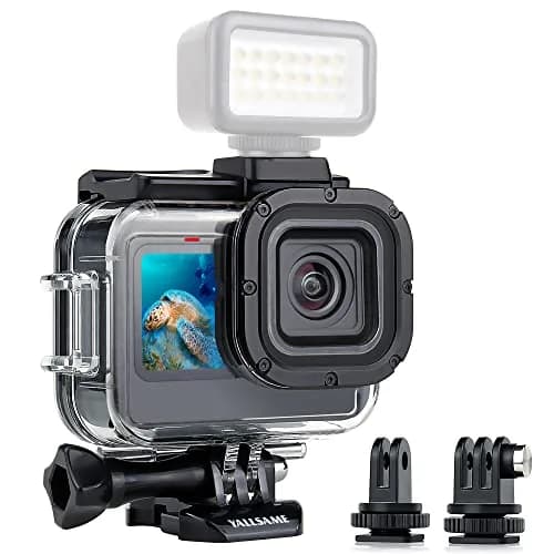 YALLSAME Waterproof Case for GoPro Hero 13 12 11 10 9 Black | 196ft Depth, Polymer Material thumbnail 1