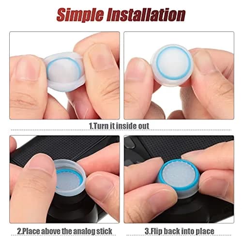 Zhanmai Controller Repair Kit Joystick Replacement Parts Button | Compatible with PS4 Controllers, Easy Installation, Complete Set thumbnail 5
