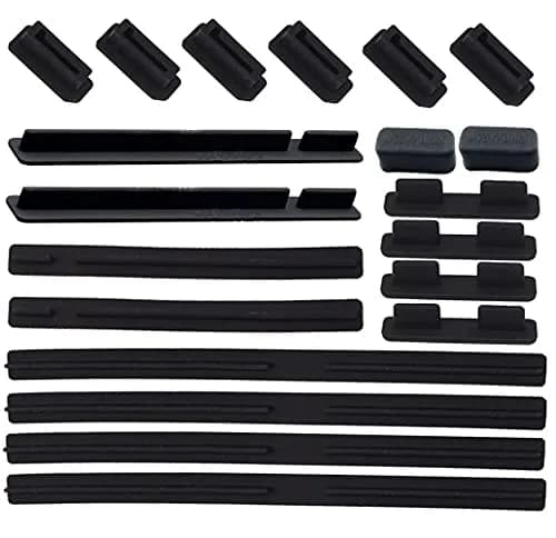 LampVPath Motherboard Anti-Dust Plugs Set | 20 PCS Silicone Port Covers for DDR, PCI, SATA, USB thumbnail 1