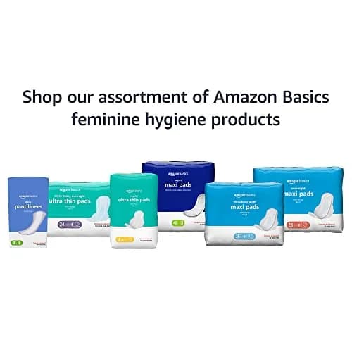 Amazon Basics Daily Pantiliner, Long Length, Unscented, 120 Count | Thin & Comfortable for Daily Freshness thumbnail 7