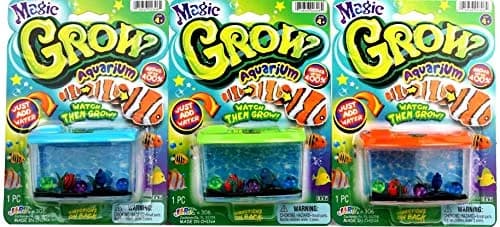 JA-RU Magic Growing Fish Aquarium Toy for Kids - 2 Packs | Educational Sea Creatures thumbnail 3