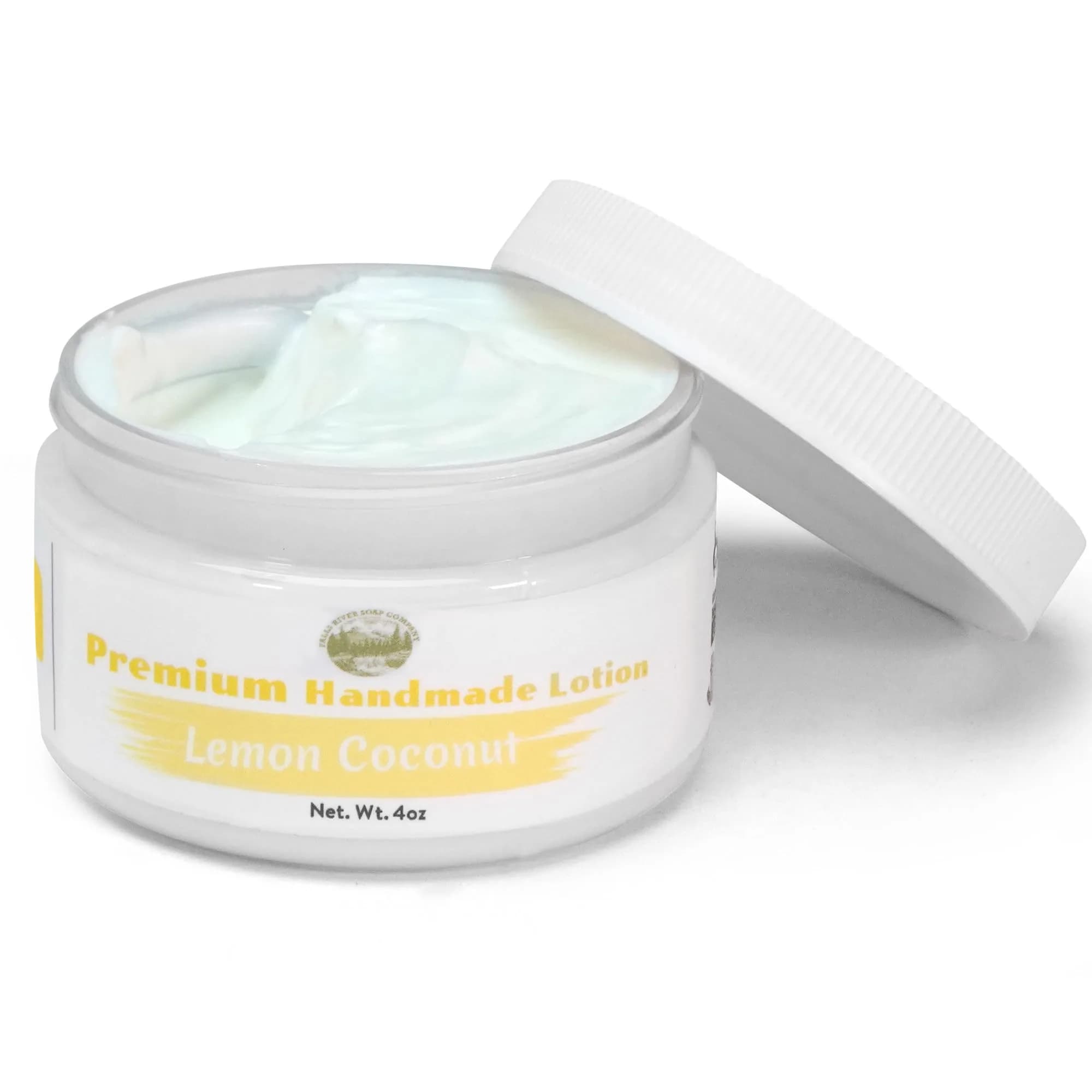 360Feel Lemon Coconut Body Lotion 4 Fl Oz | Hydrates with Coconut & Olive Oil, Plant-Based, Non-Greasy, Sensitive Skin, All Day Use - main product image