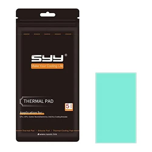 SYY Silicone Thermal Pad 80x40x1.5mm | High Conductivity, Easy Cut, Durable for CPU GPU SSD — 80*40*1mm