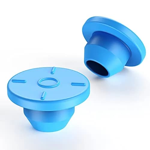 Biomed Solutions 13mm Self Healing Injection Ports Vials Rubber Stoppers 100pcs | Reusable Mason Jar & Bottle Seal thumbnail 1