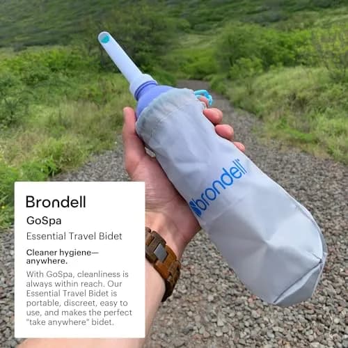 Brondell GoSpa Travel Bidet GS-70 Portable Peri Bottle 400ml (13.5 Fl Oz) | Mint thumbnail 2