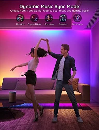 Govee RGBIC LED Strip Lights 20m (65.6ft) | Voice Control, Music Sync, DIY Modes thumbnail 4