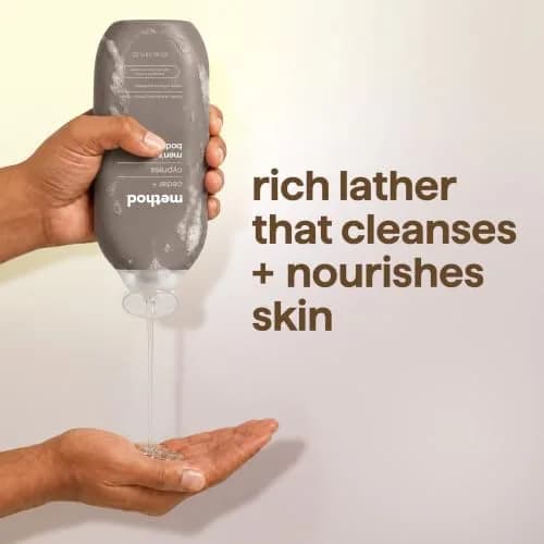 method Men’s Body Wash Cedar + Cypress 510ml (18 fl oz) 3-Pack | Gentle Daily Cleanse for All Skin Types thumbnail 5