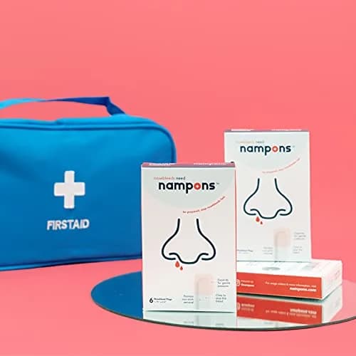 Nampons Nosebleed Stoppers 12 Strips | Fast Clotting, Portable, Trusted by Doctors thumbnail 5
