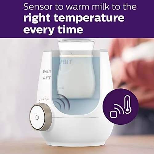 Philips Avent Warming Bundle with Anti-Colic Baby Bottle 4oz | Fast, Safe Milk Warming for Newborns thumbnail 3