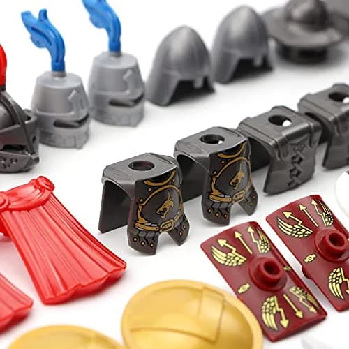 Feleph Medieval Weapons Pack for Knight Figures 69 Pieces | Educational Toy Block Kit Compatible with Major Brands thumbnail 8