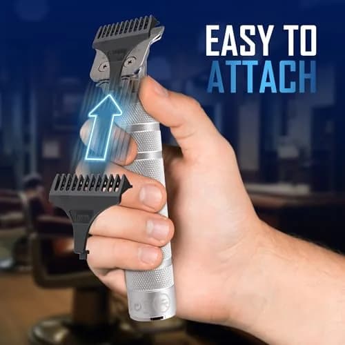 XTREME Rechargeable Zero-Gapped T-Blade Trimmer with 3 Guide Combs | 90 Min Cordless Use thumbnail 6