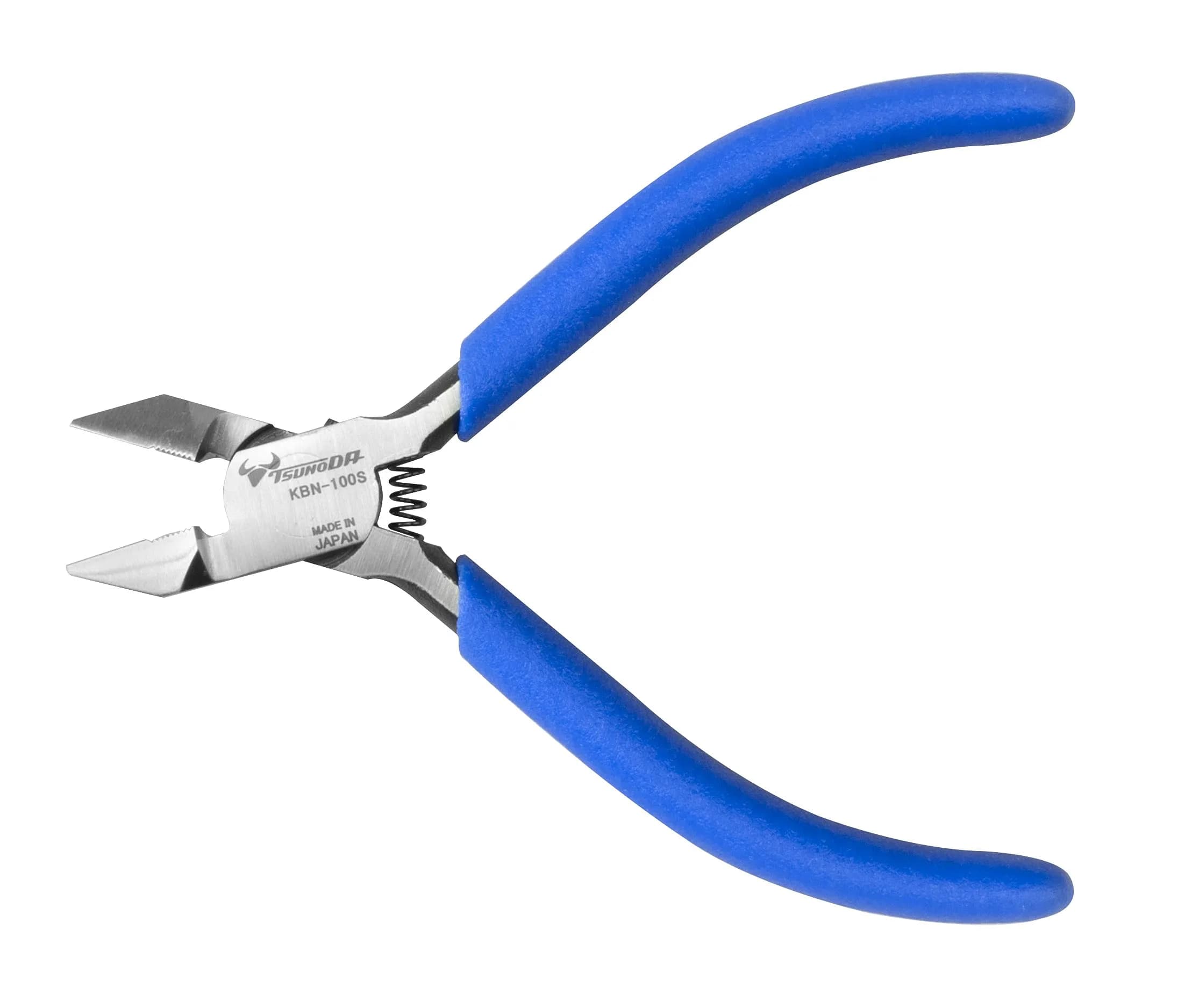 Tsunoda Cable Tie Cutter KBN-125 5-Inch | Flush Cut & Tighten Cable Ties, Japan — 4 inches