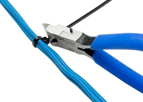 Tsunoda KBN-100S Cable Tie Cutter 11.4cm (4-Inch) | Flush Cut for Cable Management thumbnail 2