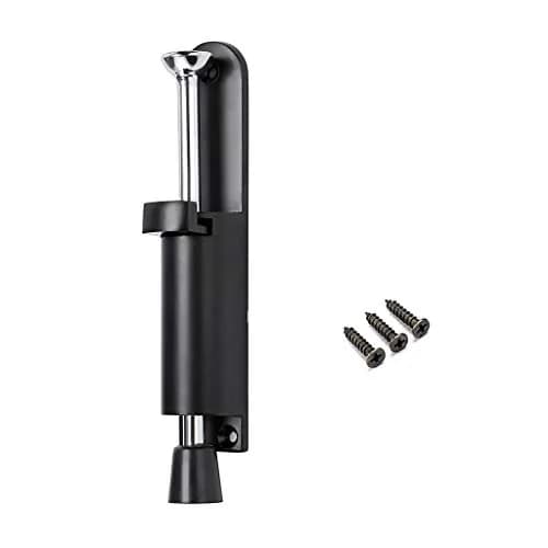 Sumnacon Kickdown Door Stop - Stainless Steel Heavy Duty Rubber Rubber, Adjustable, Black | Easy Step On/Off Door Lock thumbnail 1