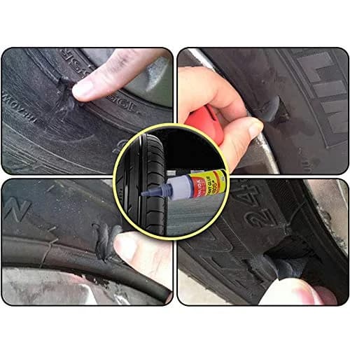 ELEpure Black Tire Repair Glue 20g (0.7oz) | Strong Adhesive for Sidewall Gash & Dent Repair thumbnail 3