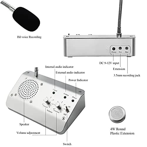 WWMFS Window Microphone Intercom Speaker, Dual Way System | Clear Voice, Anti-Interference thumbnail 3