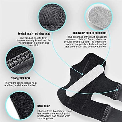NSKONGDODO Trigger Finger Splints for Knuckle Immobilization | Arthritis & Pain Relief (Small) thumbnail 4
