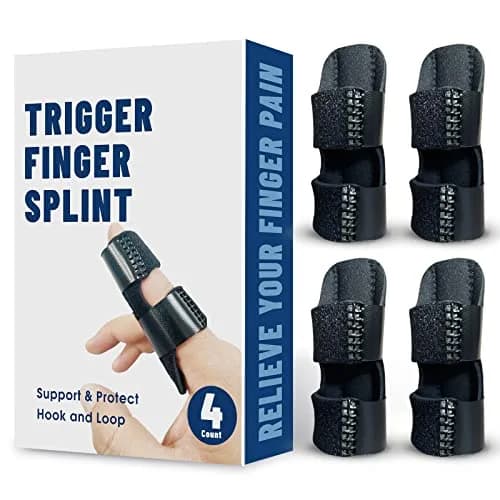 NSKONGDODO Trigger Finger Splints for Knuckle Immobilization | Arthritis & Pain Relief (Small) thumbnail 2