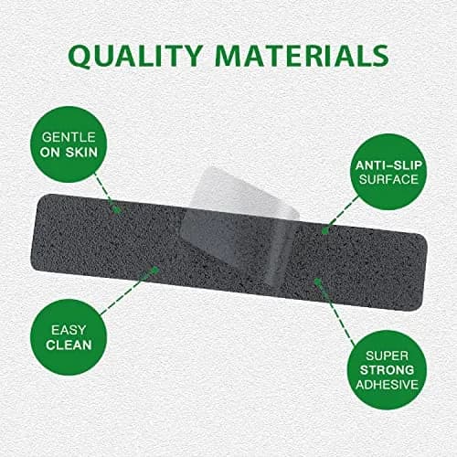 SlipStopper Non Slip Bathtub Strips 18 PCS | 20.3 x 4.1 cm (8 x 1.6 Inch) Grey thumbnail 2