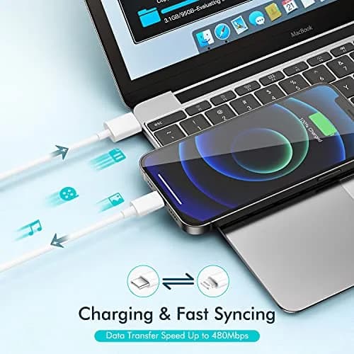 Banety iPhone Fast Charger,10FT USB C Lightning Cable, PD 3.0, MFi Certified, Extra Long, Compatible with iPhone 14/Pro/Max/13/12/11/SE/iPad thumbnail 5