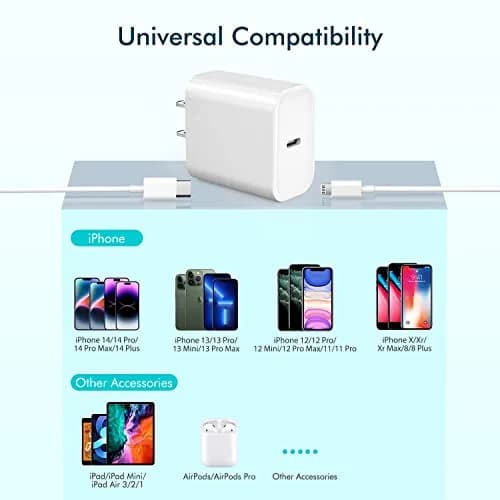 Banety iPhone Fast Charger,10FT USB C Lightning Cable, PD 3.0, MFi Certified, Extra Long, Compatible with iPhone 14/Pro/Max/13/12/11/SE/iPad thumbnail 6