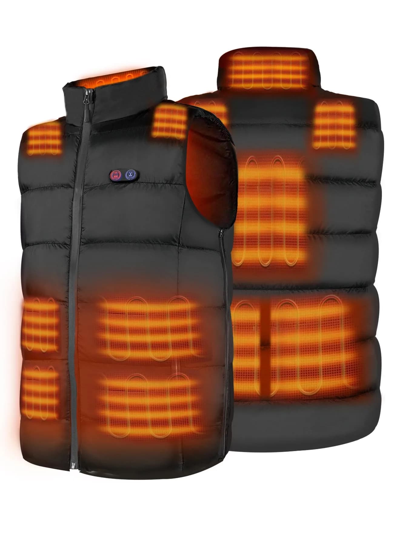 DR.PREPARE Heated Vest XL-XXL (10 Heating Zones) | Adjustable Fit for Indian Winters - main product image
