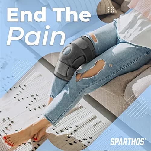 Sparthos Hinged Knee Brace for Men & Women - XX-Large | Doctor Recommended thumbnail 2