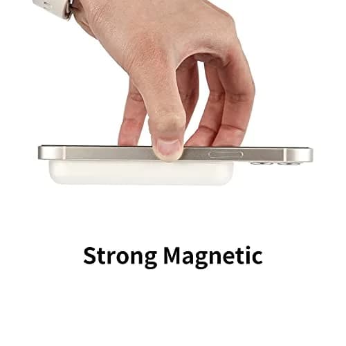 oakxco Silicone Case for Magsafe Battery Pack | Matte Clear, Half Cover Design thumbnail 6