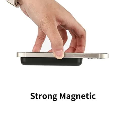 oakxco Silicone Case for Magsafe Battery Pack, Black | Compatible with iPhone 12-14 Series thumbnail 5