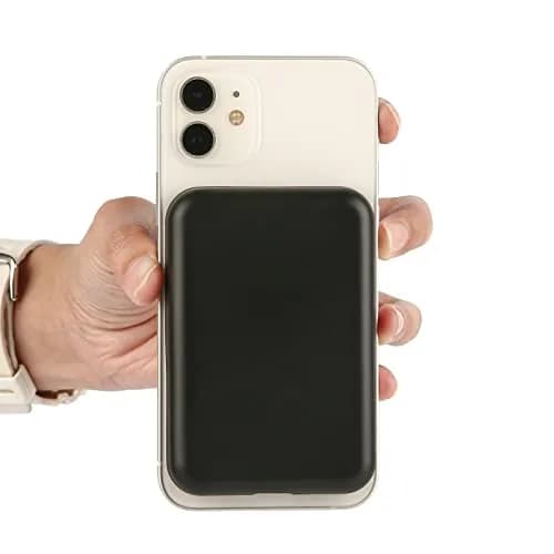 oakxco Silicone Case for Magsafe Battery Pack, Black | Compatible with iPhone 12-14 Series thumbnail 7