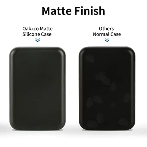oakxco Silicone Case for Magsafe Battery Pack, Black | Compatible with iPhone 12-14 Series thumbnail 4
