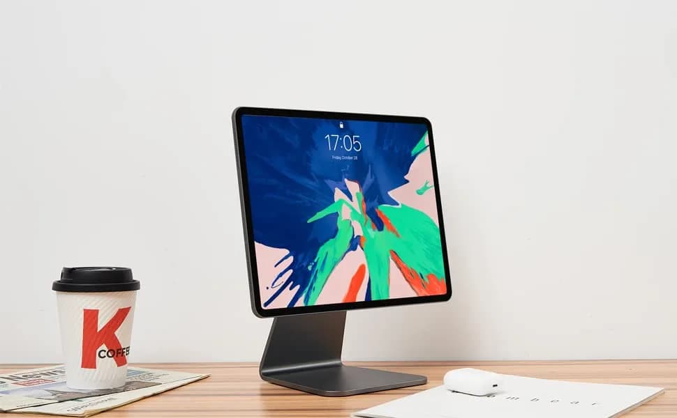 BongBingBoo Magnetic iPad Pro Stand for 12.9'' 3rd-6th Gen & Air 13'' M2/M3/M4 | Stable Aluminum Alloy Holder thumbnail 3