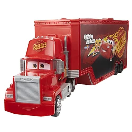 Mattel Disney and Pixar Cars Transforming Mack Playset | 2-in-1 Toy Truck & Tune-Up Station with Launcher, Lift & More thumbnail 1