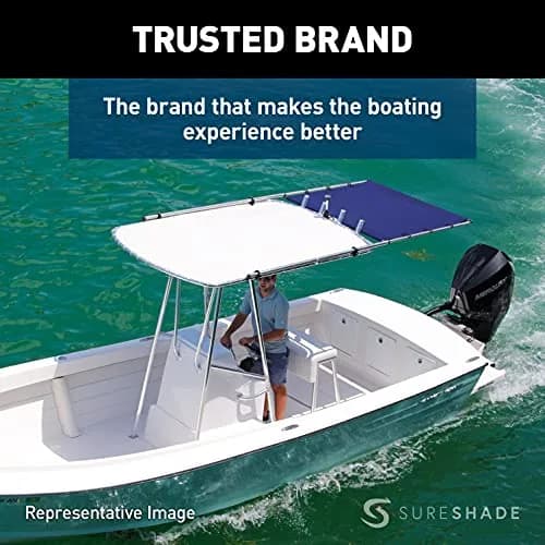 SureShade PTX Power Shade - 69" Wide Navy | Fully Automatic Boat Sun Shade thumbnail 5