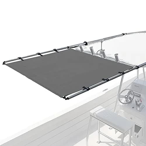 SureShade PTX Power Shade - 69" Wide (Gray) | Marine Canvas & Stainless Steel thumbnail 1