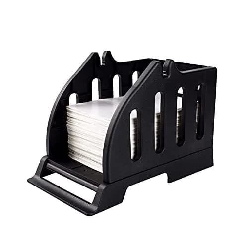 Ü Heartray Label Holder for Rolls & Fan-Fold Labels | Compatible with Thermal Printers, Plastic Material, Black thumbnail 5