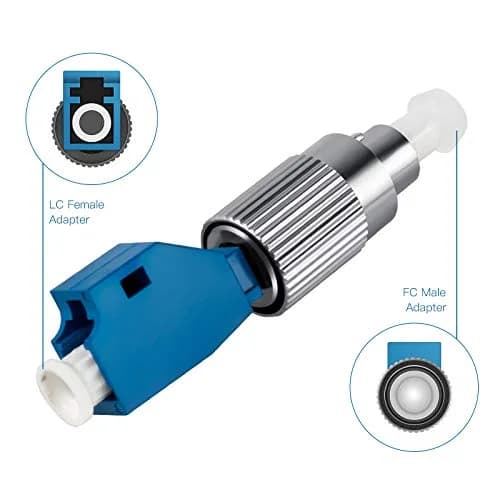 Moocci Fiber Adapter FC to LC Single Mode 9/125um | Low Loss, Reusable, Compact Design for Fiber Optic Maintenance thumbnail 3