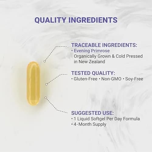 Naturalis Evening Primrose Oil 1300mg | Supports Healthy Skin & Immunity thumbnail 3