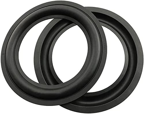 BLLNDX Rubber Ring 2PCS 5Inch Black | Durable Speaker Repair Kit for DIY & Replacement thumbnail 1