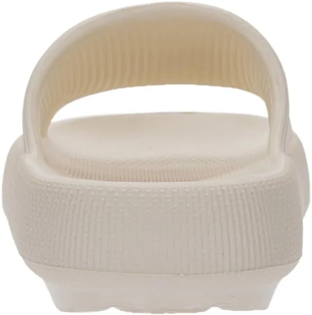 Joomra Pillow Slippers for Women & Men, Thick Sole Cloud Slides 3cm (1.2in) Heel, Beige | Comfortable & Non-Slip thumbnail 8