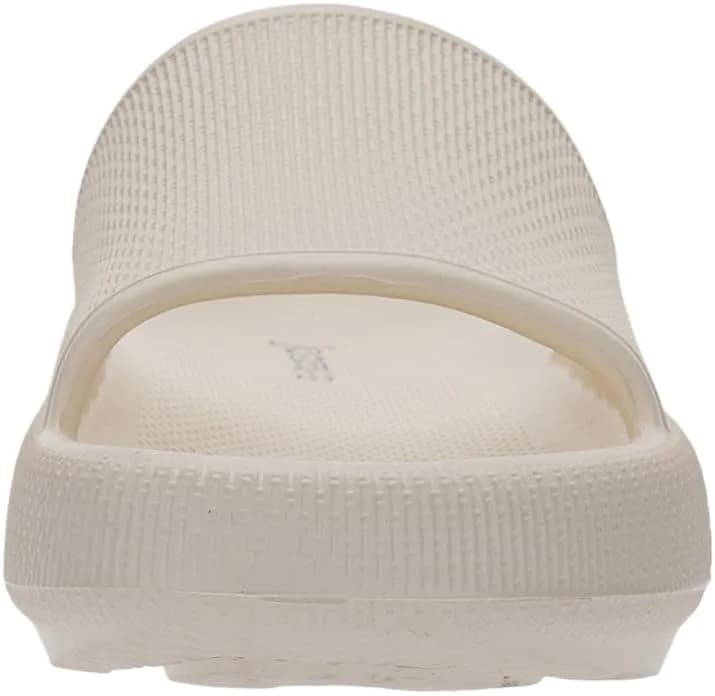 Joomra Pillow Slippers for Women & Men, Thick Sole Cloud Slides 3cm (1.2in) Heel, Beige | Comfortable & Non-Slip thumbnail 10