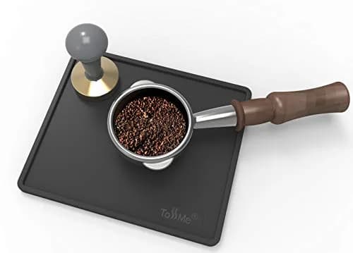 ToSSme Espresso Tamping Mat 6x7 Inch Food Safe Silicone Coffee Tamper Mat Waterproof Heat Resistant thumbnail 2