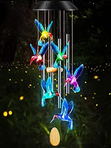 DesGully Wind Chimes 25 Inch Deep Tone Aluminum Tubes Garden Decor Gift thumbnail 1