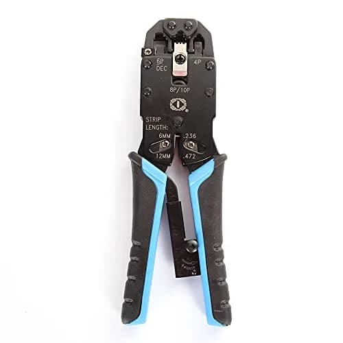 FocusFoto RJ45 Crimping Tool for Network LAN Cables | 20cm (7.87 in) Ergonomic Handle thumbnail 5
