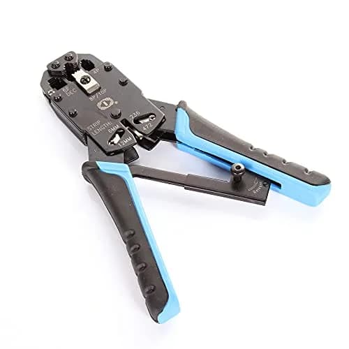FocusFoto RJ45 Crimping Tool for Network LAN Cables | 20cm (7.87 in) Ergonomic Handle thumbnail 6