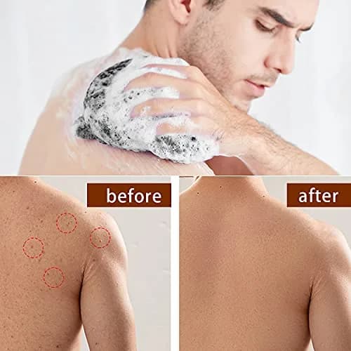 JASSINS African Net Sponge Black | 170cm (66in) Stretched Length | Exfoliating Body Shower Scrubber thumbnail 6
