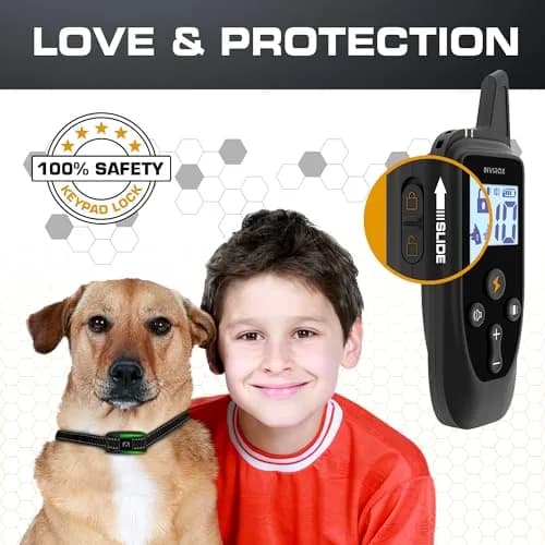 INVIROX Dog Training Collar with Remote, 123 Levels, 1100ft Range, IP67 Waterproof | Professional Dog Training System thumbnail 5